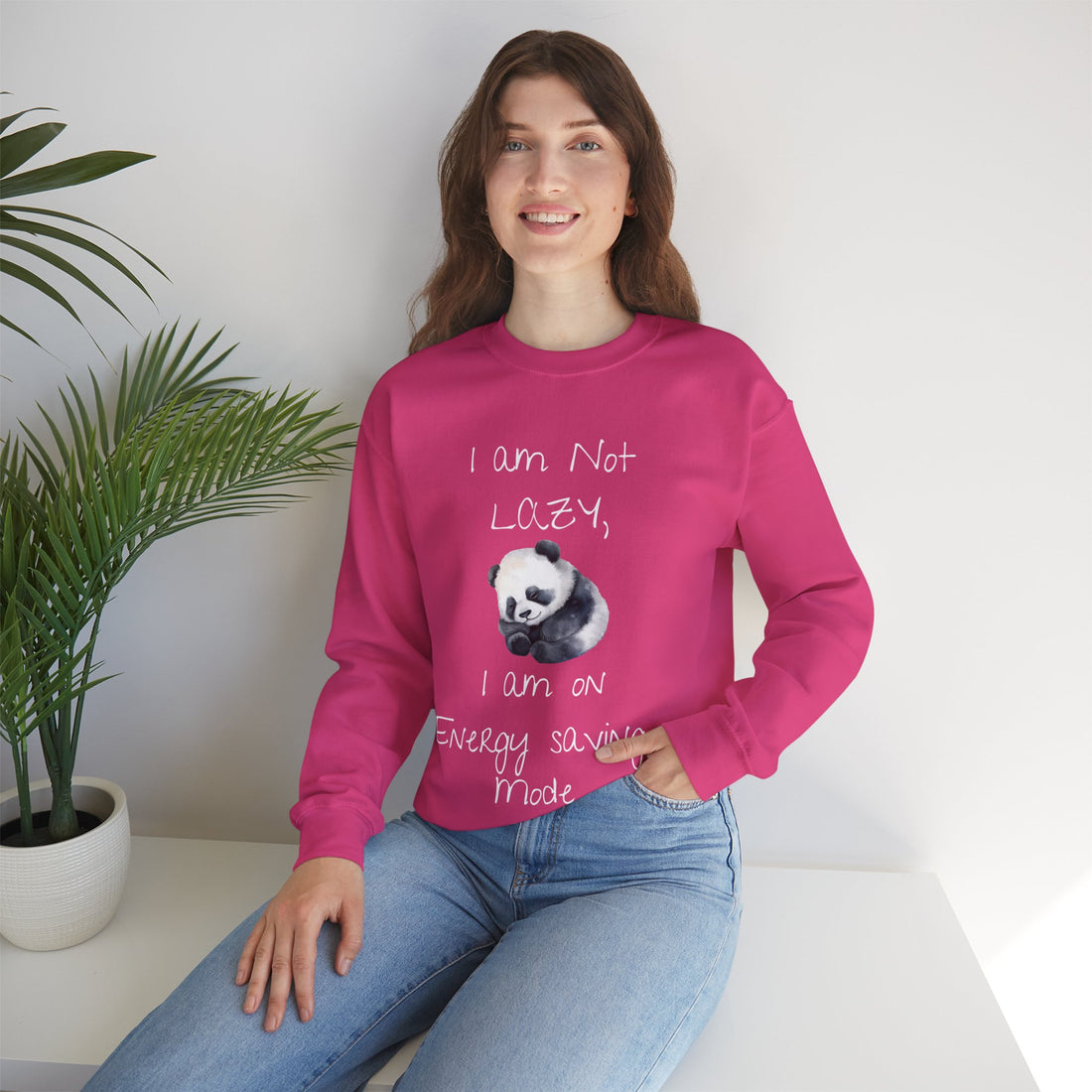 ( EU & UK Region ) Unisex Heavy Blend Crewneck Sweatshirt, Lazy Swetashirt, Animal Lover, Weekdays Sweatshirt