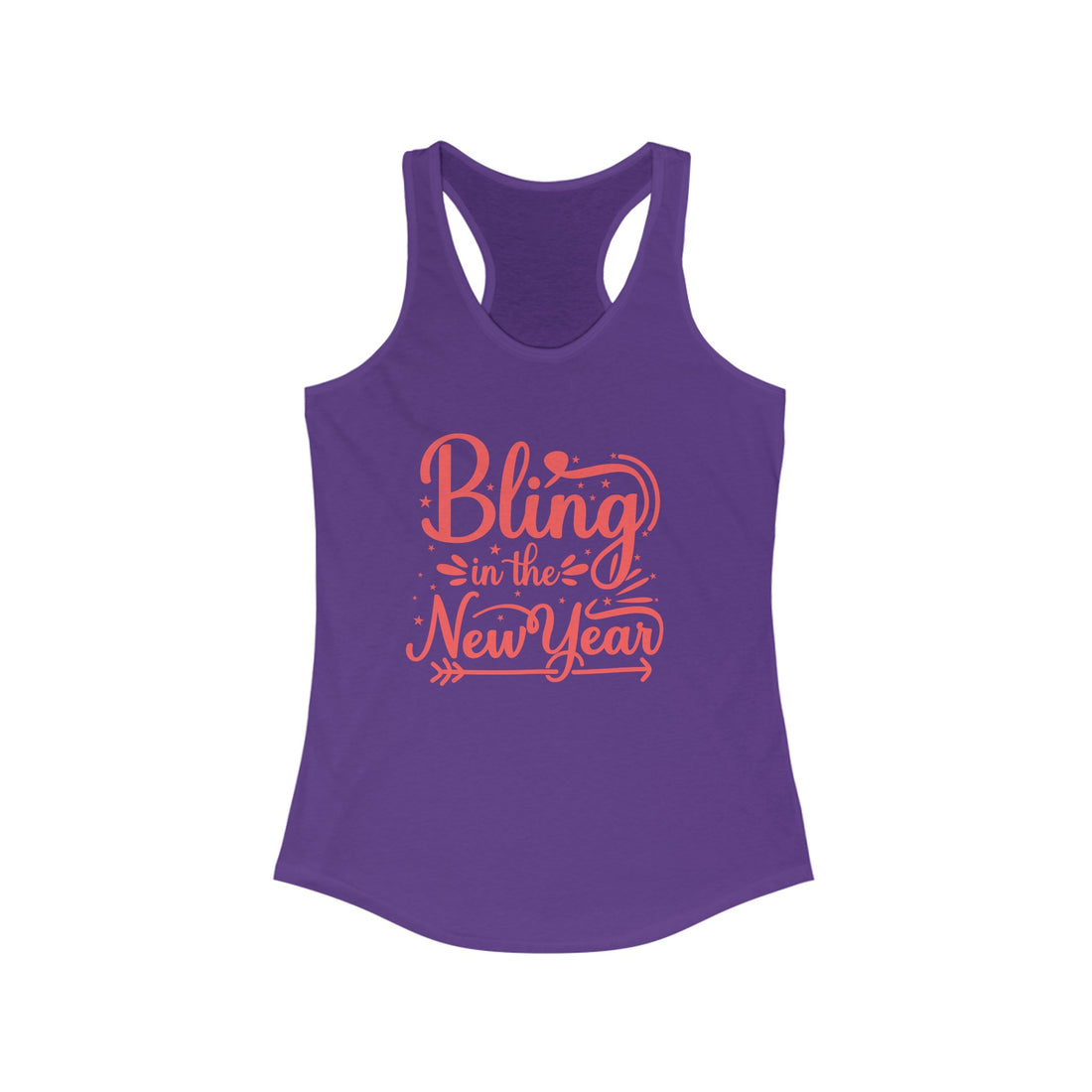 Women's Tank Top, Bling In The New Year, Tank Top for Her