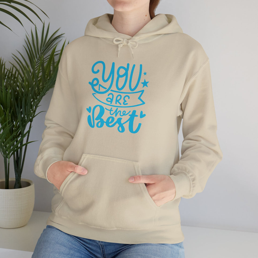 Hooded Sweatshirt, You are the best Hoodie, Motivational Hoodie, Hoodie for her