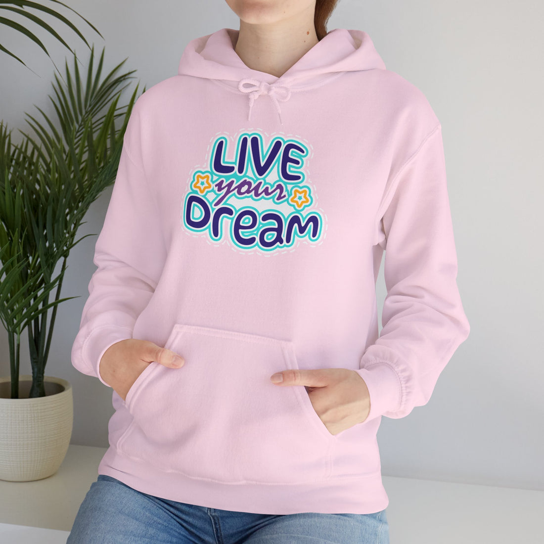 Live your Dream Hoodie, Motivational Hoodie