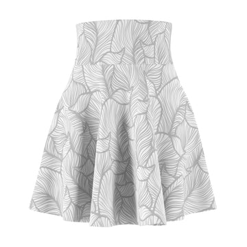 Skater Skirt, Grey Theme Pattern, Everyday Wear