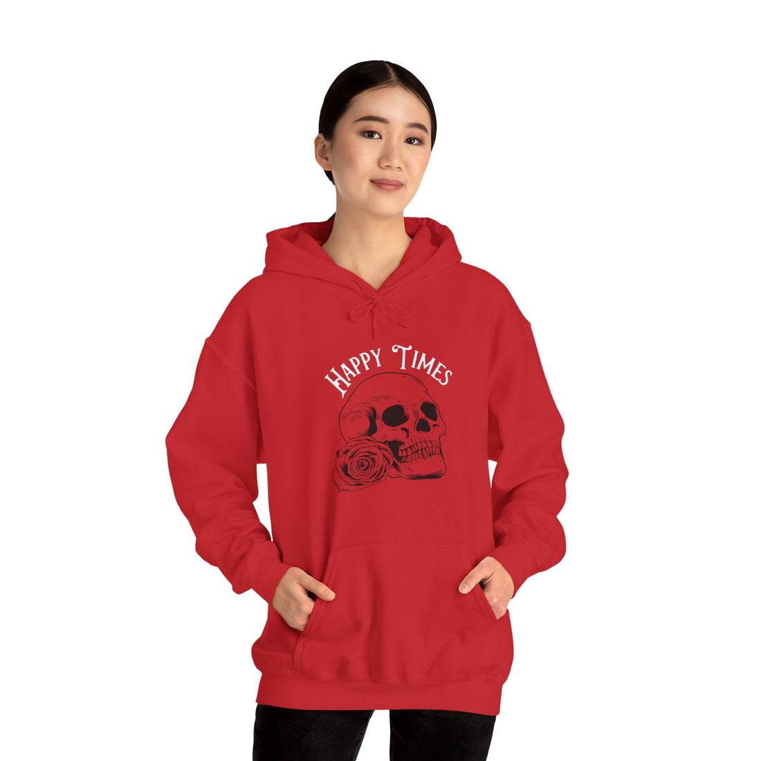 Skeleton Hoodie, Happy Times, Hoodie for Women