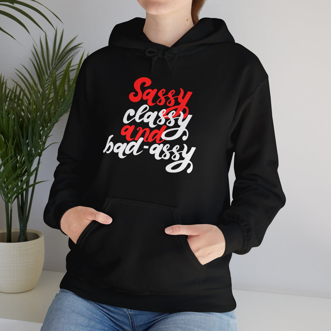 Sassy Girl Hoodie, Bad Ass Girl Hoodie, Women's Hoodie