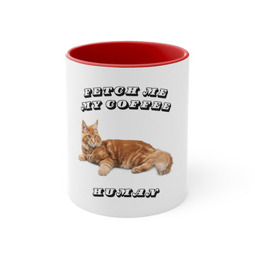 Accent Coffee Mug, 11oz, Pet Lover Mug, Cat Lover Mug