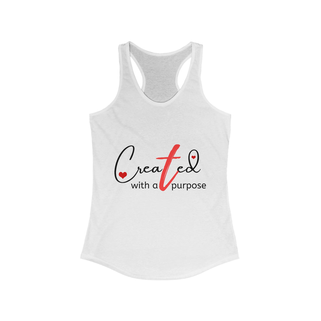 Created With A Purpose Tank Top, Trendy Womens Tank Top