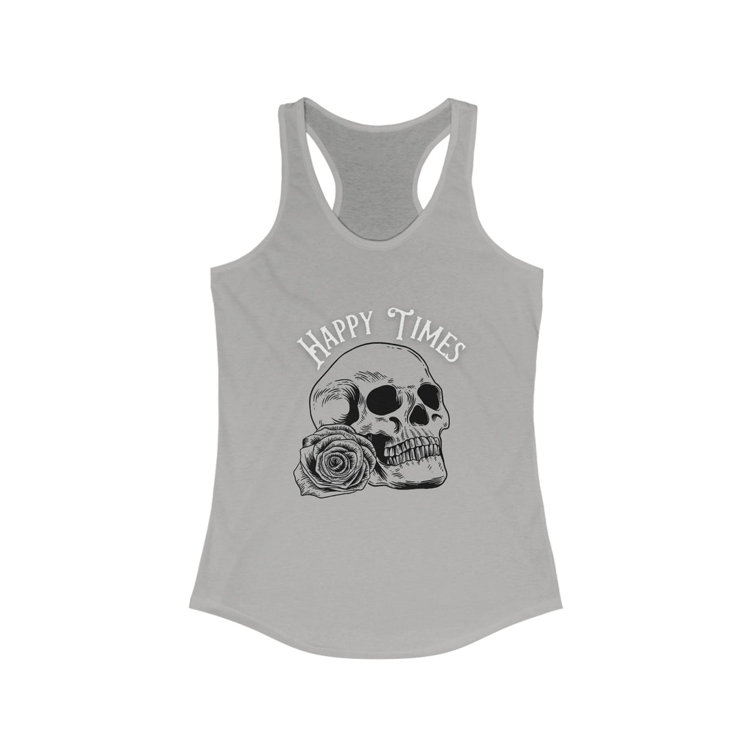 Women's Tank Top, Skeleton Tank Top, Happy Times