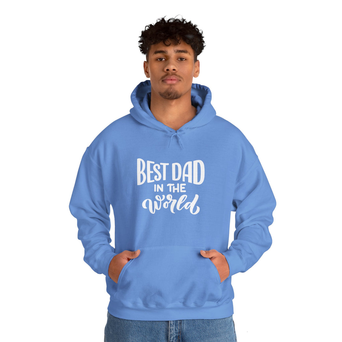 Heavy Blend Hooded Sweatshirt, Best Dad In The World, Dad Hoodie, Dad Gift