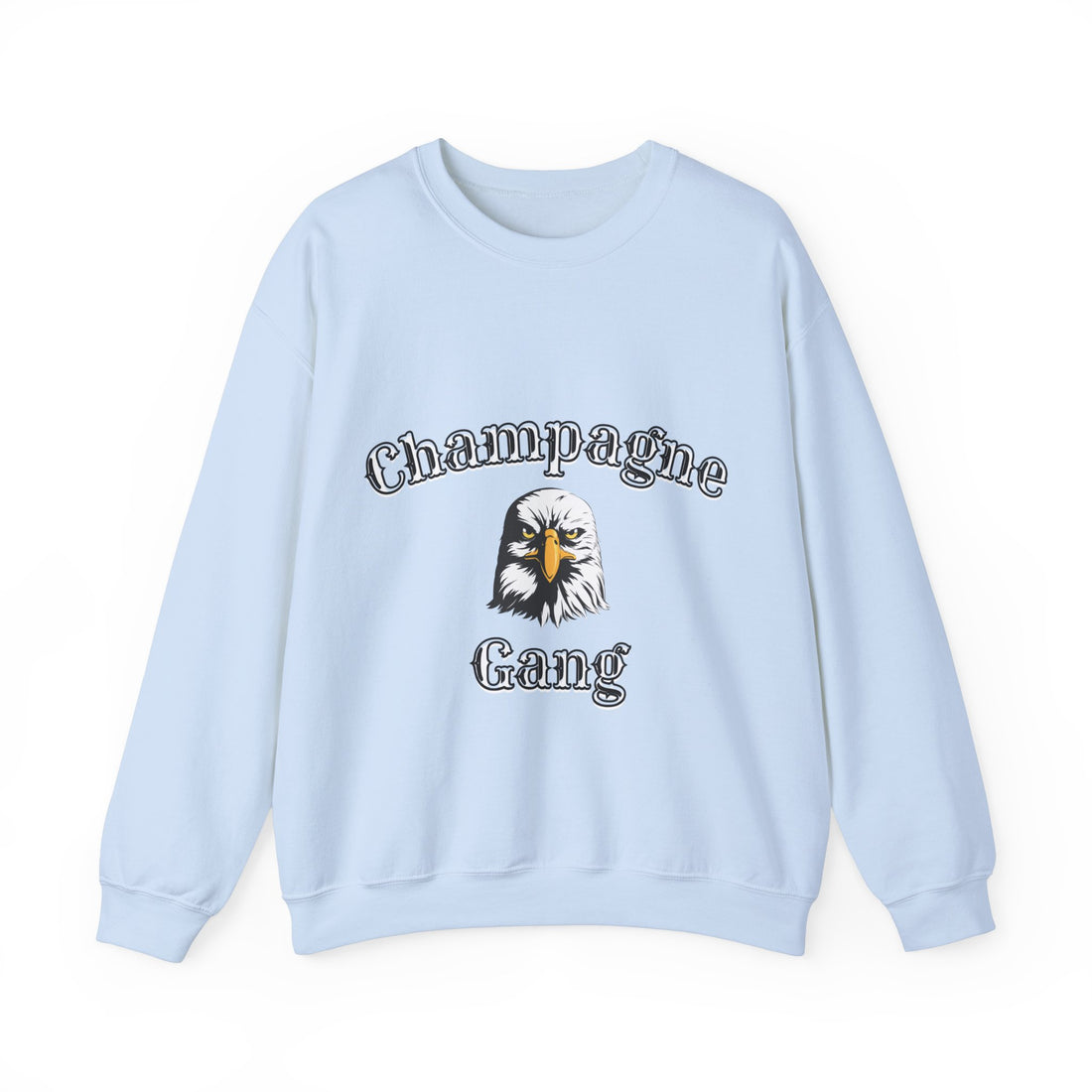 Heavy Blend Crewneck Sweatshirt, Champagne Gang Sweatshirt, Cool Design, Champagne Lovers