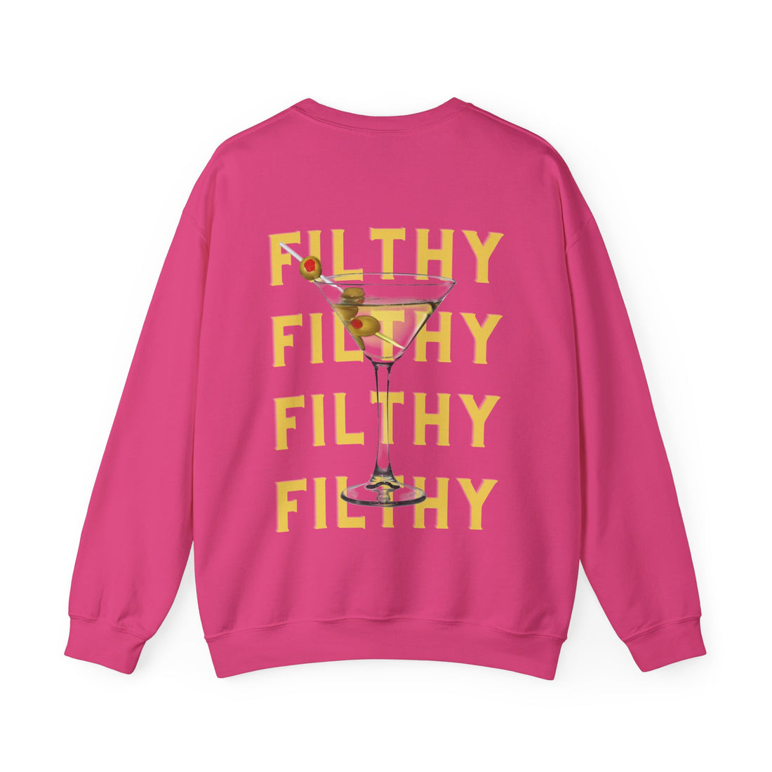 Filthy Martini Sweatshirt, Dirty Martini Lover Gift, Bachelorette Party Shirt, Martini Pullover, Tini Time Sweater Preppy, Gift for Her