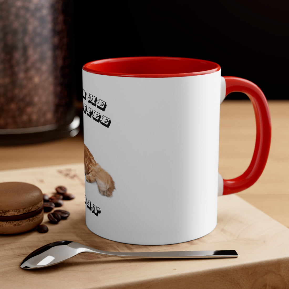 Accent Coffee Mug, 11oz, Pet Lover Mug, Cat Lover Mug