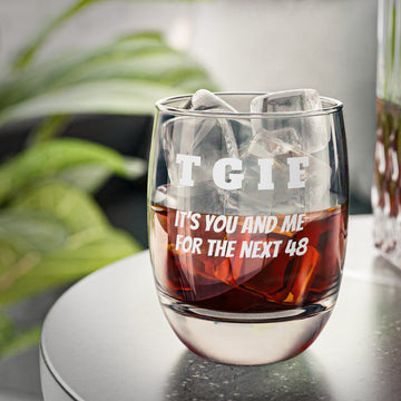 Whiskey Glass, TGIF, Dad gift, gift for him