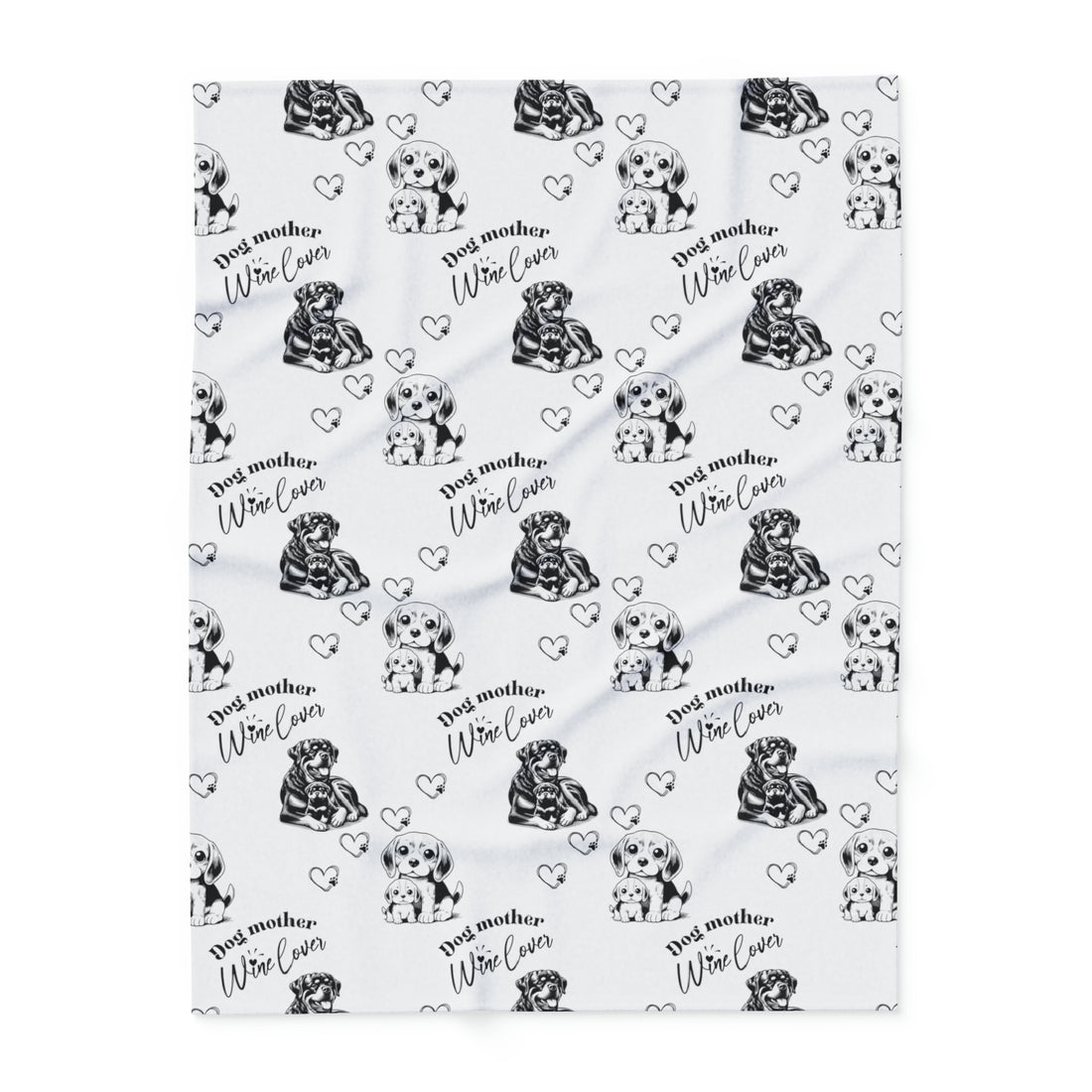 Arctic Fleece Blanket, Dog Lover Blanket, Pet Lover Blanket