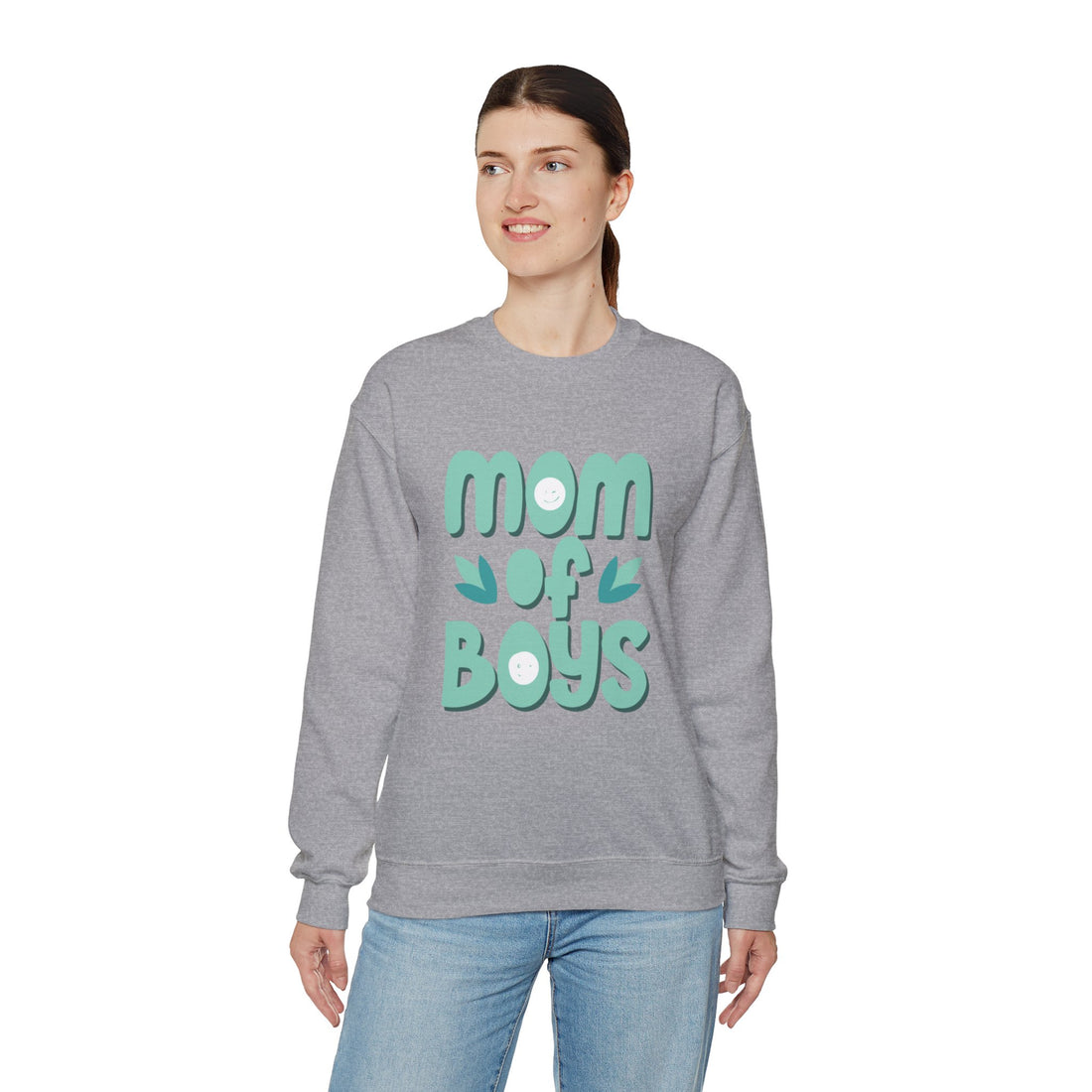 Mom Of Boys Sweatshirt, Mother's Sweatshirt