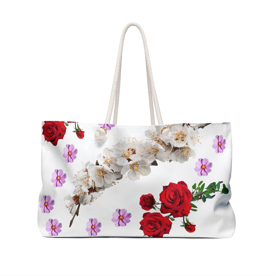 Weekender Bag, Spring summer bag, Flower Bag