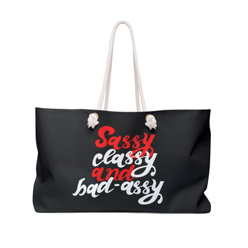 Weekender Bag, Sassy Girl, This Girl Is Fierce Bag