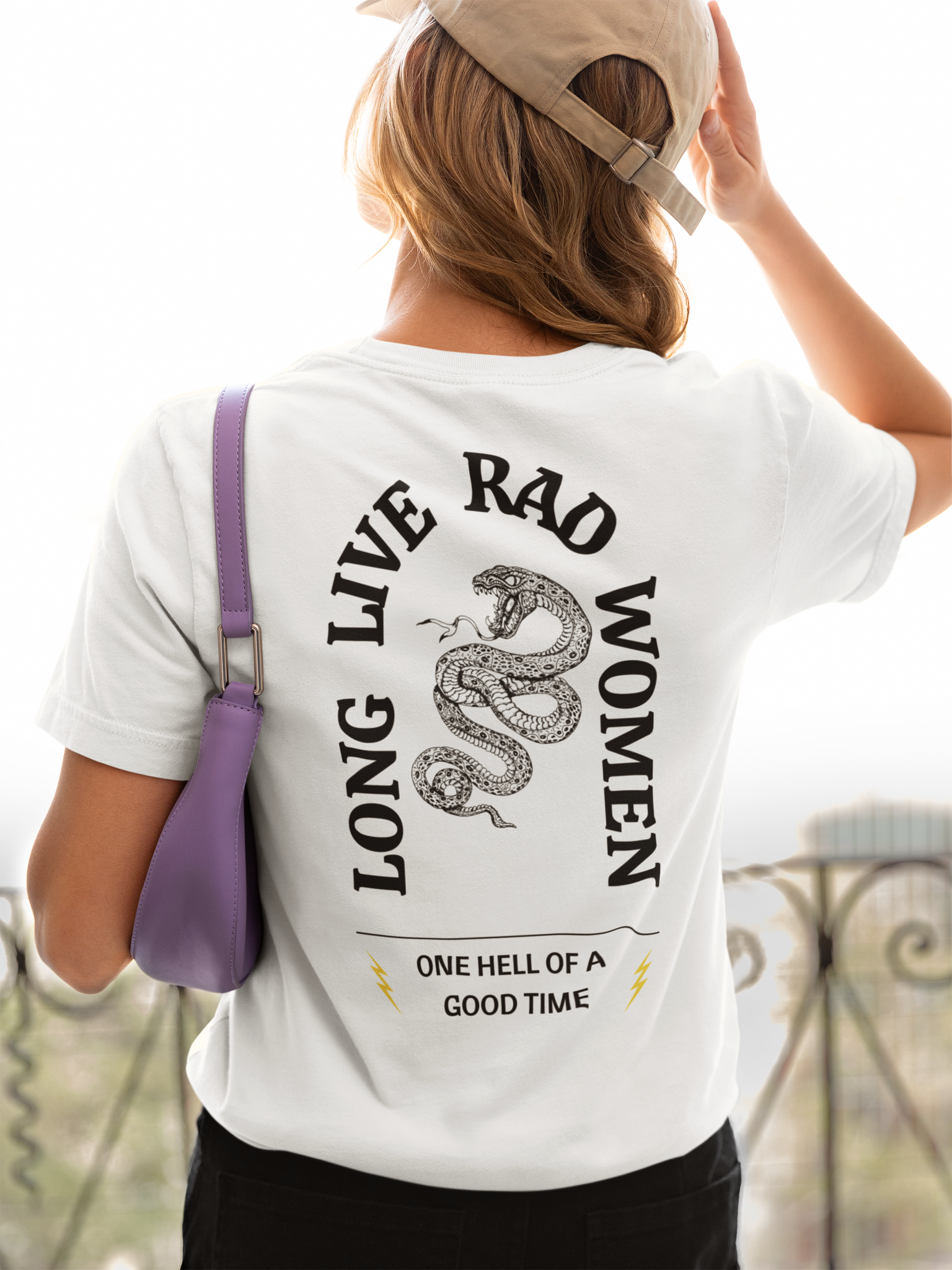 Long Live Rad Women Tee, Trendy aesthetic boho comfort colors tee, feminist girl power shirt