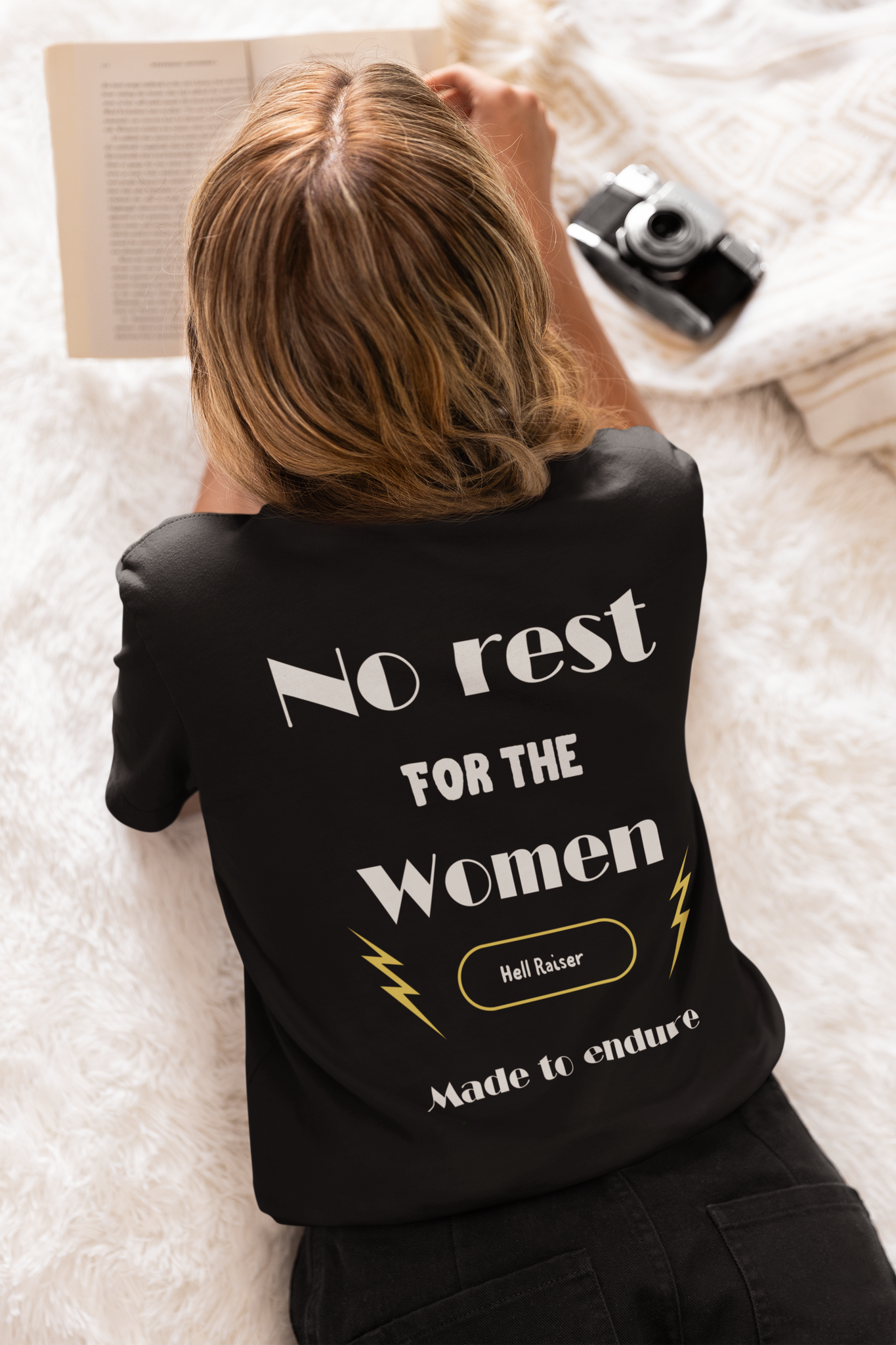 No Rest For The Women Tee, feminist girl power tee, aesthetic grunge moto tshirt, comfort colors tee