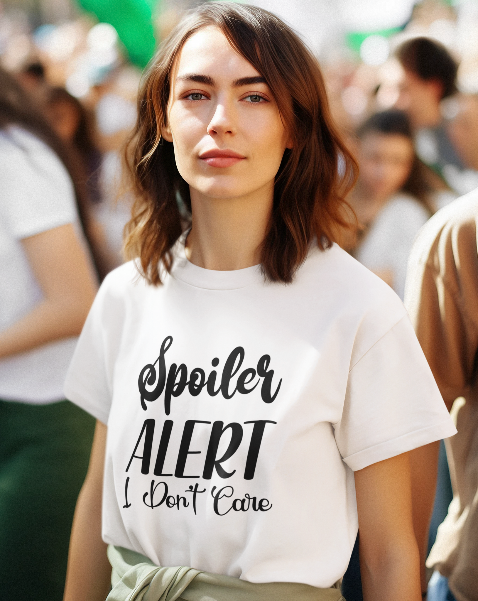 Garment-Dyed T-shirt, Spoiler Alert " I dont care " T-shirt