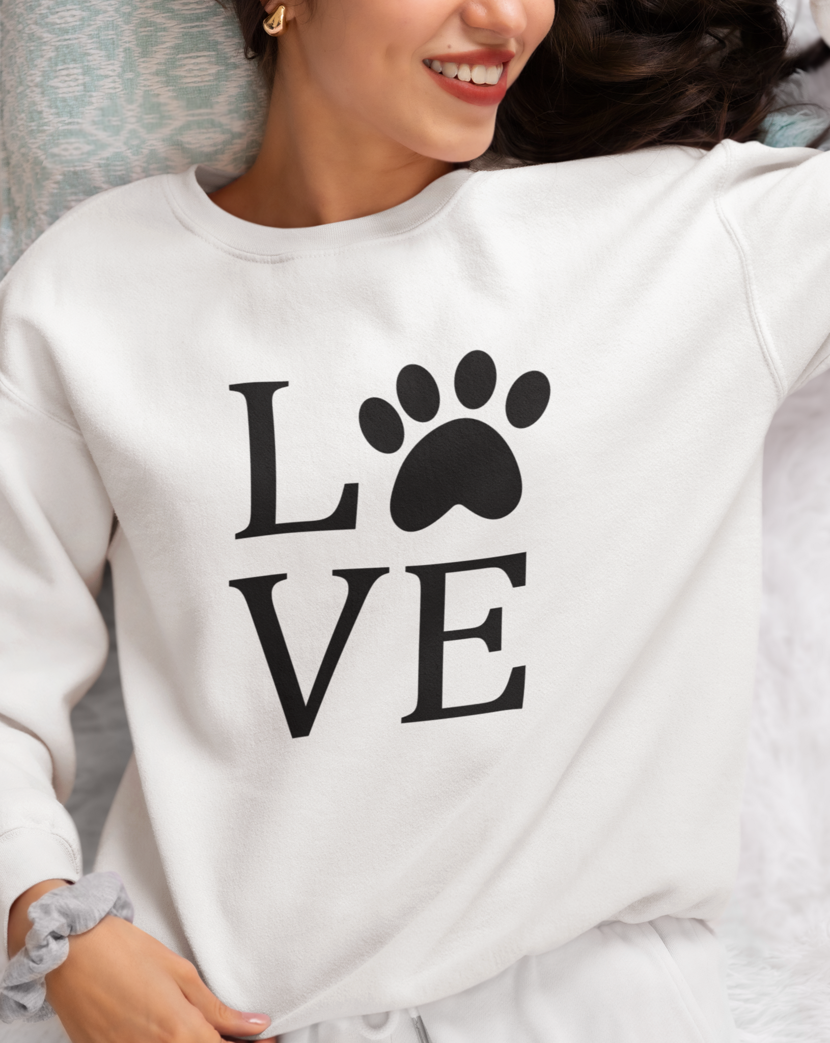 Dog Lover Sweatshirt, Dog Mom Sweatshirt, Animal Lover Sweatshirt