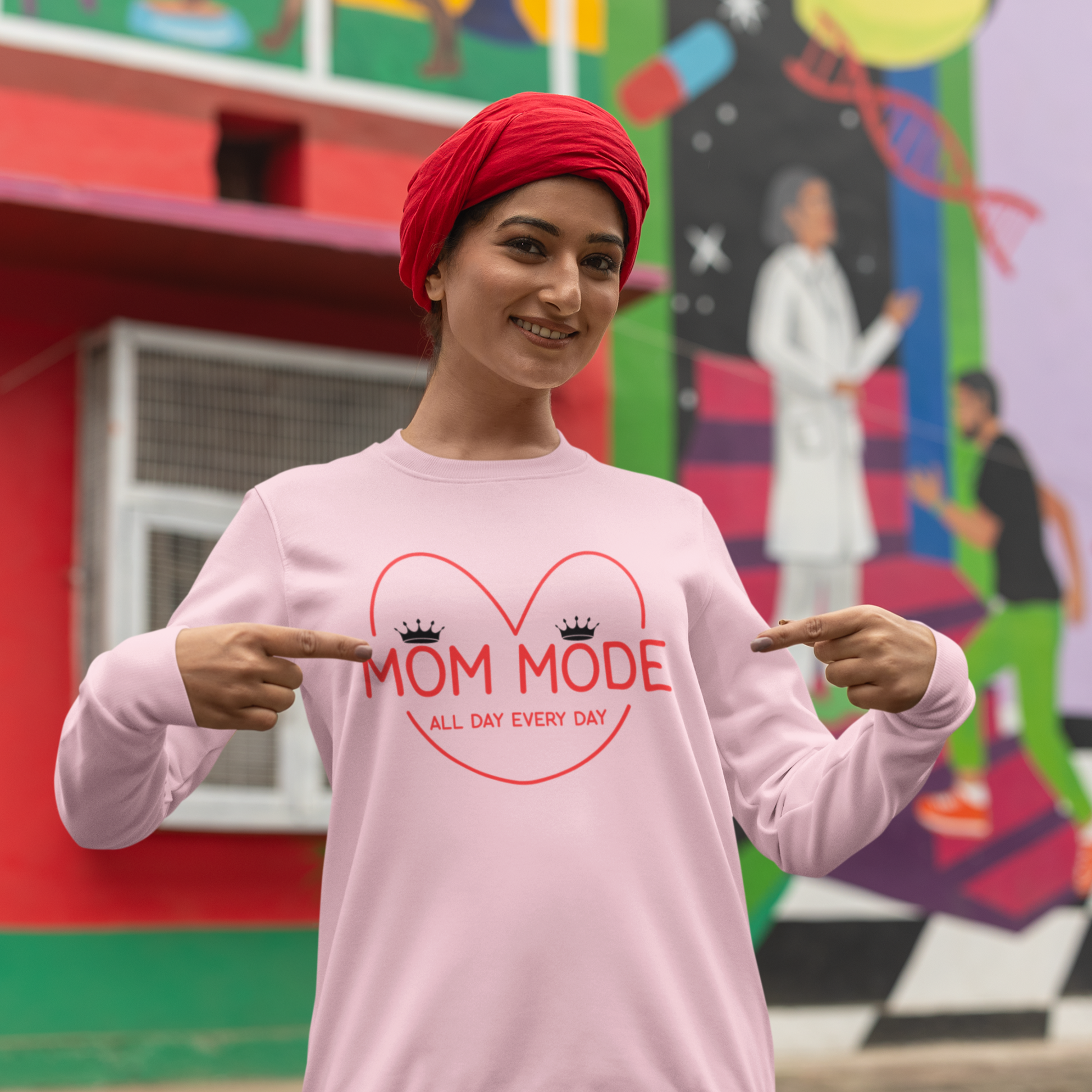 Mom Mode Sweatshirt, Mother's Sweatshirt